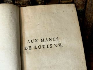 1776 TO THE MANES OF LOUIS XV AND THE GREAT MEN WHO LIVED UNDER HIS REIGN 5