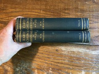 Early Church History To A.  D.  313 H.  M.  Gwatkin Vol.  1 & 2 Books Antique Rare 1912