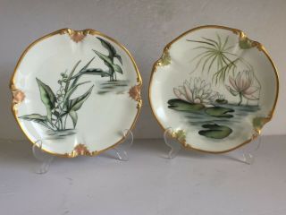 Scarce HEREND Porcelain Hand Painted Exotic Birds Reticulated Plate 19th Century 10