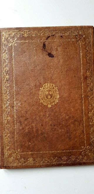 Manuscripts,  documents from Napoleon time,  1800 - 1850,  in antique leather map 9