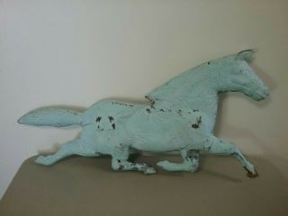 Old Antique Tin Horse Weathervane Ornament Full Body 4