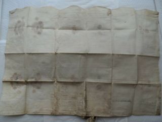 1580 - 81 Indenture Elizabeth I - William Blunt,  Robert Shepty,  Osbaston Leicester 11