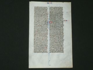 RARE Charming Medieval Vellum Manuscript 