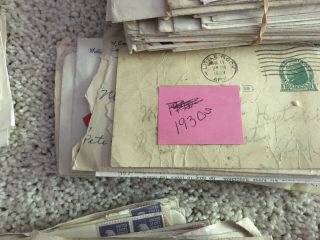 Vintage Handwritten Hutchins Family Letters with Stamps Eureka CA, 8