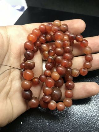 Ancient Roman Agate Round Beads Old 1200 Years