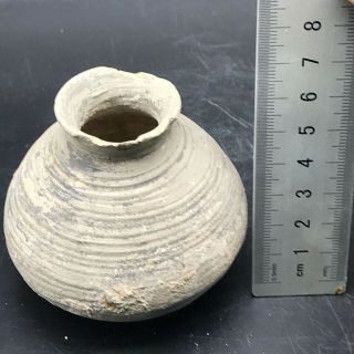 CIRCA 2800 - 2000BCE ANCIENT INDUS VALLEY HARAPPAN POTTERY POT Sa81 2