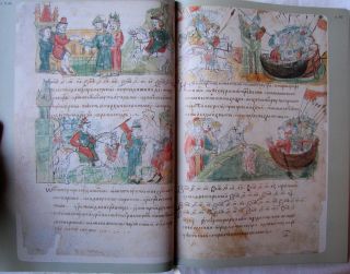 Radziwill Russian Chronicle 15th Century,  Richly Illuminated,  Full Facsimile