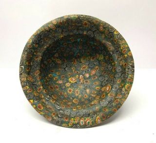 Ancient Roman Milliforium Mosaic Glass Bowl.