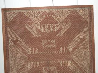 Antique tampan ship cloth ceremonial fabric Sumatra Indonesia Textile Asian 2