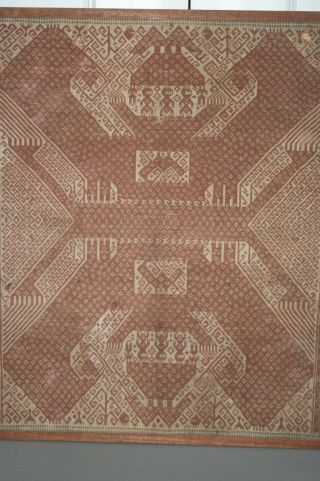 Antique tampan ship cloth ceremonial fabric Sumatra Indonesia Textile Asian 4