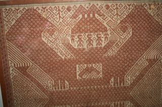 Antique tampan ship cloth ceremonial fabric Sumatra Indonesia Textile Asian 6