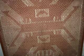 Antique tampan ship cloth ceremonial fabric Sumatra Indonesia Textile Asian 7