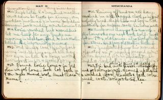 1920 - 23 Handwritten Diary Catherine Heath Dayton OH Diphtheria Appendicitis 5