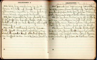 1920 - 23 Handwritten Diary Catherine Heath Dayton OH Diphtheria Appendicitis 7