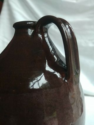 REDWARE JUG OVOID REDWARE JUG 9 1/2 inches Tall Glaze 8