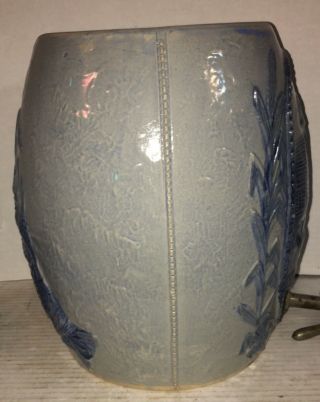 Antique c1915 ROBINSON Blue Decorated Stoneware Crock WATER COOLER 8