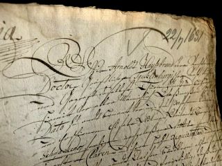 1631 IMPORTANT LETTER IN LATIN 3