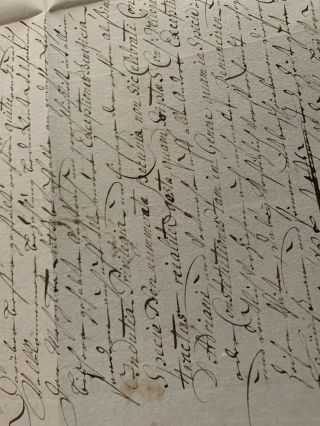 1631 IMPORTANT LETTER IN LATIN 6