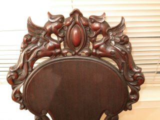 Antique Carved Dragon Chair Frederick & Loeser Ny Fabulous Designer Chair Walnut