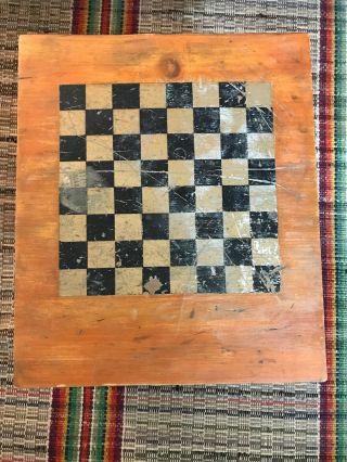 Primitive Checker Board Game With Cabinet Storage 2
