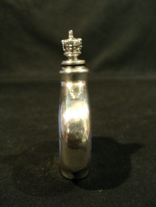 U.  S.  ZONE GERMANY PORCELAIN GLASS SCENT BOTTLE with STERLING SILVER OVERLAY 3
