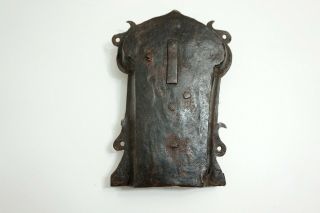 Antique 16th Century English Steel Door Lock Gothic Medieval Primitive