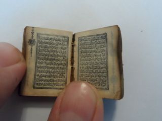 ANTIQUE OTTOMAN RARE OLD LITHOGRAPHY HAFEZ OTHMAN MINIATURE KORAN QURAN ISLAMIC 2