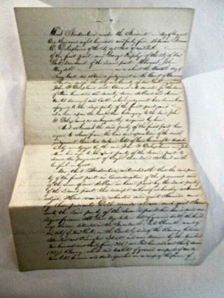 Identures & Judgement Release for N.  Y Bowery - Stanton & Rivington St.  ca 1845 2