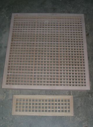 MADE TO YOUR SIZE LARGE WOOD FLOOR GRATE WALL REGISTER FLOOR VENT 3