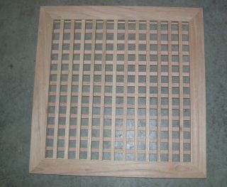 MADE TO YOUR SIZE LARGE WOOD FLOOR GRATE WALL REGISTER FLOOR VENT 8
