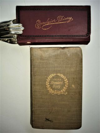 Traveling Preacher Handwritten Diaries - Temperance - Prohibition - Alcoholism - 1886 - Ny