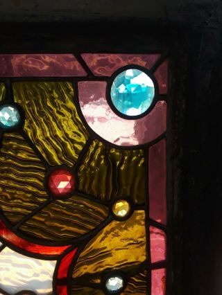 Colorful Antique Leaded Stained Glass Window 2