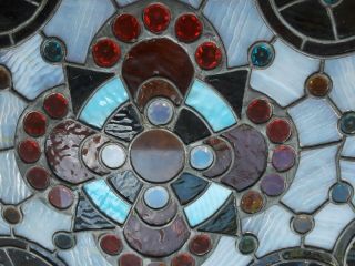Colorful Antique Leaded Stained Glass Window 9