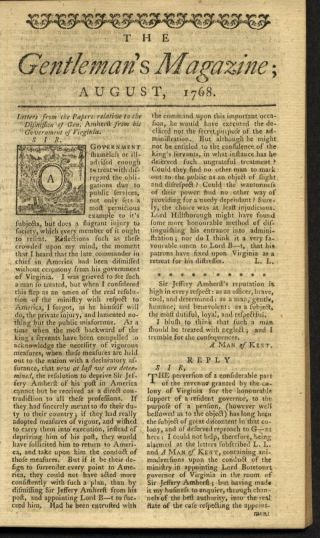 STAMP ACT OF 1768 BOSTON GENERAL ASSEMBLY SUDDEN FALL OF THE STOCKS IN AMERICA 2