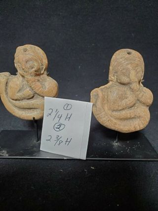 Pre - Columbian Jamacoaque figures from Ecuador.  Ca.  600 ad. 3
