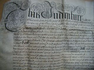 1678 Vellum Indenture & Seals.  Robert Legard Of Analby,  Kingston Upon Hull