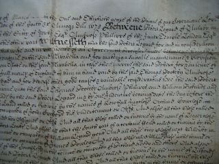 1678 Vellum Indenture & Seals.  Robert Legard of Analby,  Kingston Upon Hull 4