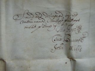 1678 Vellum Indenture & Seals.  Robert Legard of Analby,  Kingston Upon Hull 8