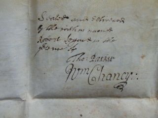 1678 Vellum Indenture & Seals.  Robert Legard of Analby,  Kingston Upon Hull 9