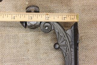 2 HAND RAIL Brackets Iron Stair Railing old antique vintage spider web 4