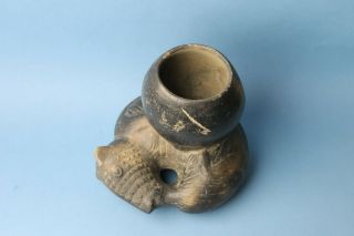 Pre Columbian - Chimu - Dog Effigy Vessel - Peru -