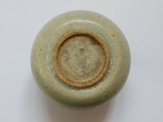 Antique Chinese Yuan Ming Longquan Celadon Porcelain Scholar ' s Water Dropper 10