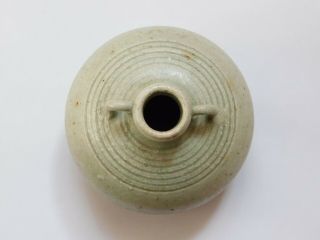 Antique Chinese Yuan Ming Longquan Celadon Porcelain Scholar ' s Water Dropper 9