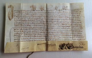 Very Rare Papal Bulla Parchment Vellum 1689 Pope Innocent Xi (b.  Odescalchi)
