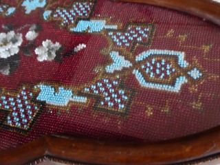 VICTORIAN BEADWORK TEAPOT STAND TO ENGLAND 7