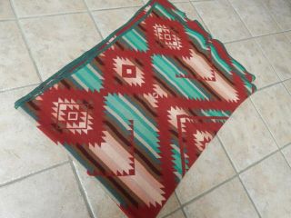 ANTIQUE 1920s PENDLETON INDIAN REVERSIBLE,  OMBRE WOOL CAMP BLANKET 11