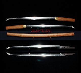WAKIZASHI Antique Japanese Sword 54.  6cm Signed 重高 Shigetaka,  NBTHK Paper,  Edo 3