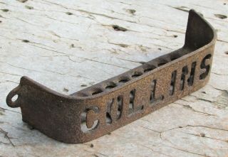 CAST IRON COLLINS TOOL BOX HORSE DRAWN FARM EQUIPMENT barn Amish vintage tractor 2