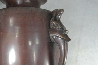 vase antique bronze urn dragon gargoyle bird pr Victorian 19th c 1800 5