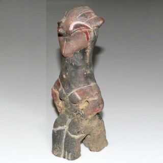 VERY RARE PREHISTORIC VINCHA VINCA TERRACOTTA MALE ALIEN STATUE CA 4500 BC 5
